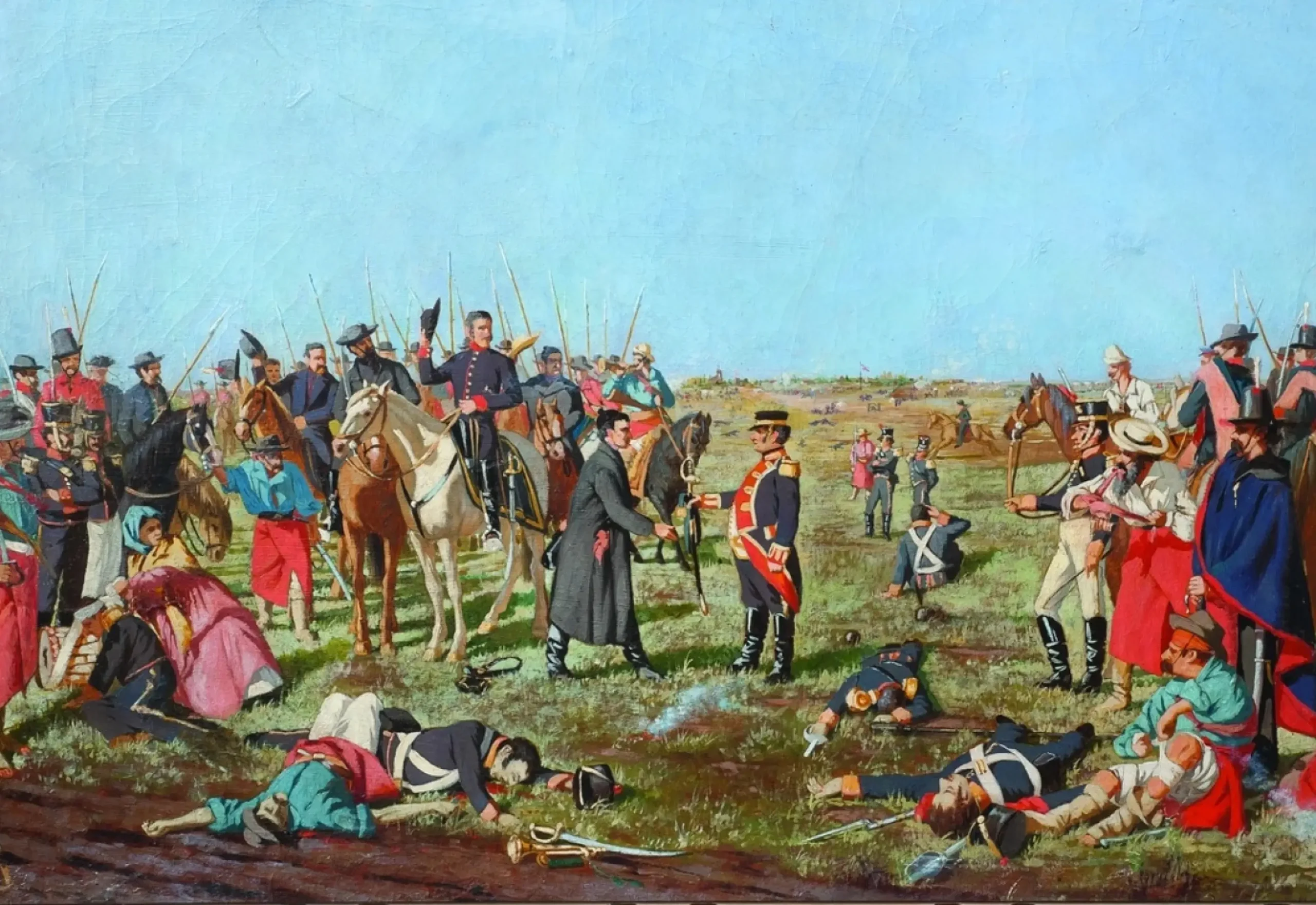 Batalla de las Piedras. Mural de Juan Manuel Blanes